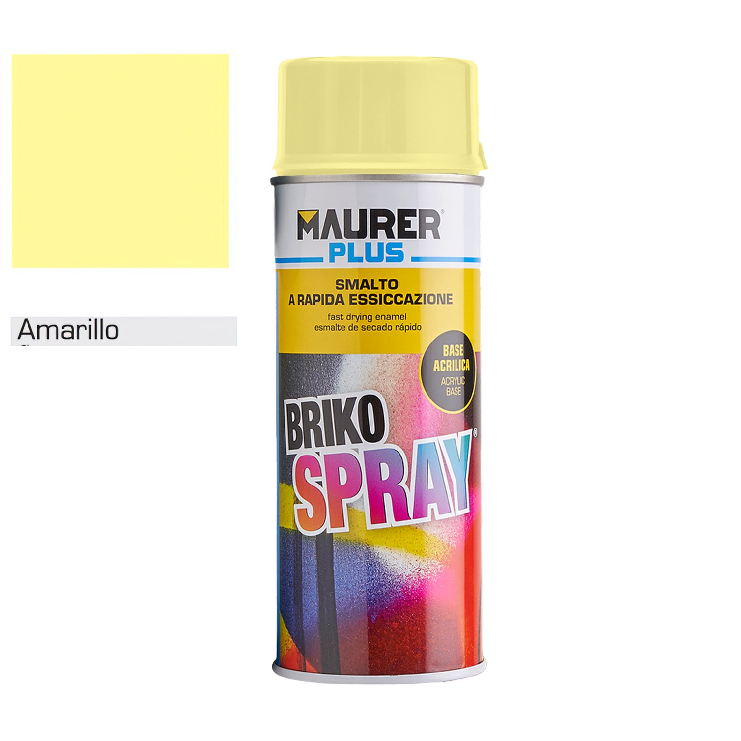 Spray Pintura Amarillo Claro Trafico 400 ml.
