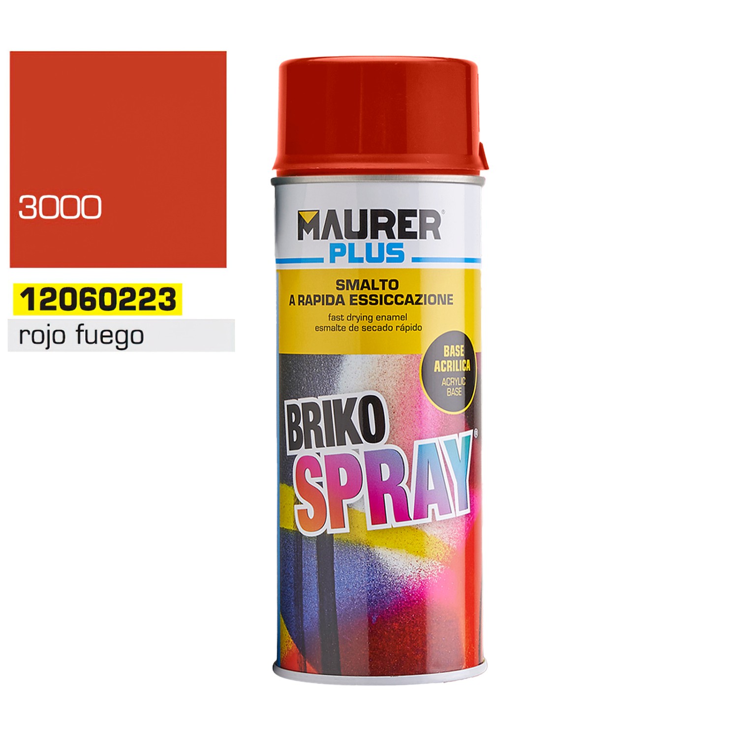 Spray Pintura Rojo Fuego 400 ml.
