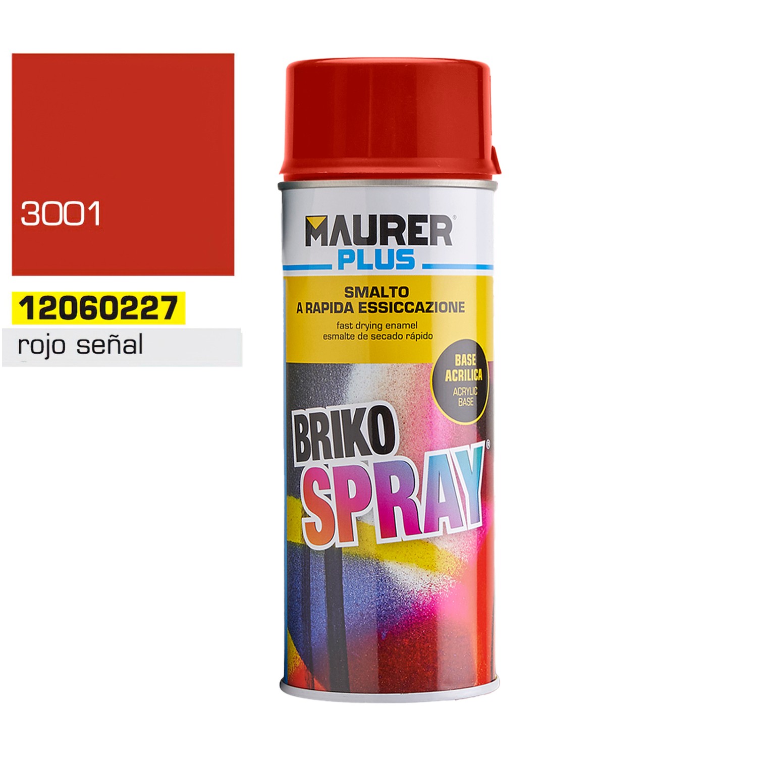 Spray Pintura Rojo Señal 400 ml.