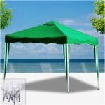 Pergola Papillon 3x3 Metros Plegable Verde