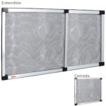 Mosquitera Extensible Marco Aluminio 75 x 100/192 cm. Kit Mosquitos, Mosquitera Ajustable, Mosquitera Universal