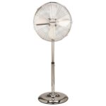 Ventilador Maurer de Pie 125 cm. de Alto Cromo