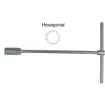 Llave Vaso Maurer Mango "T" 8 mm. [+2 variaciones de Medida Disponibles]