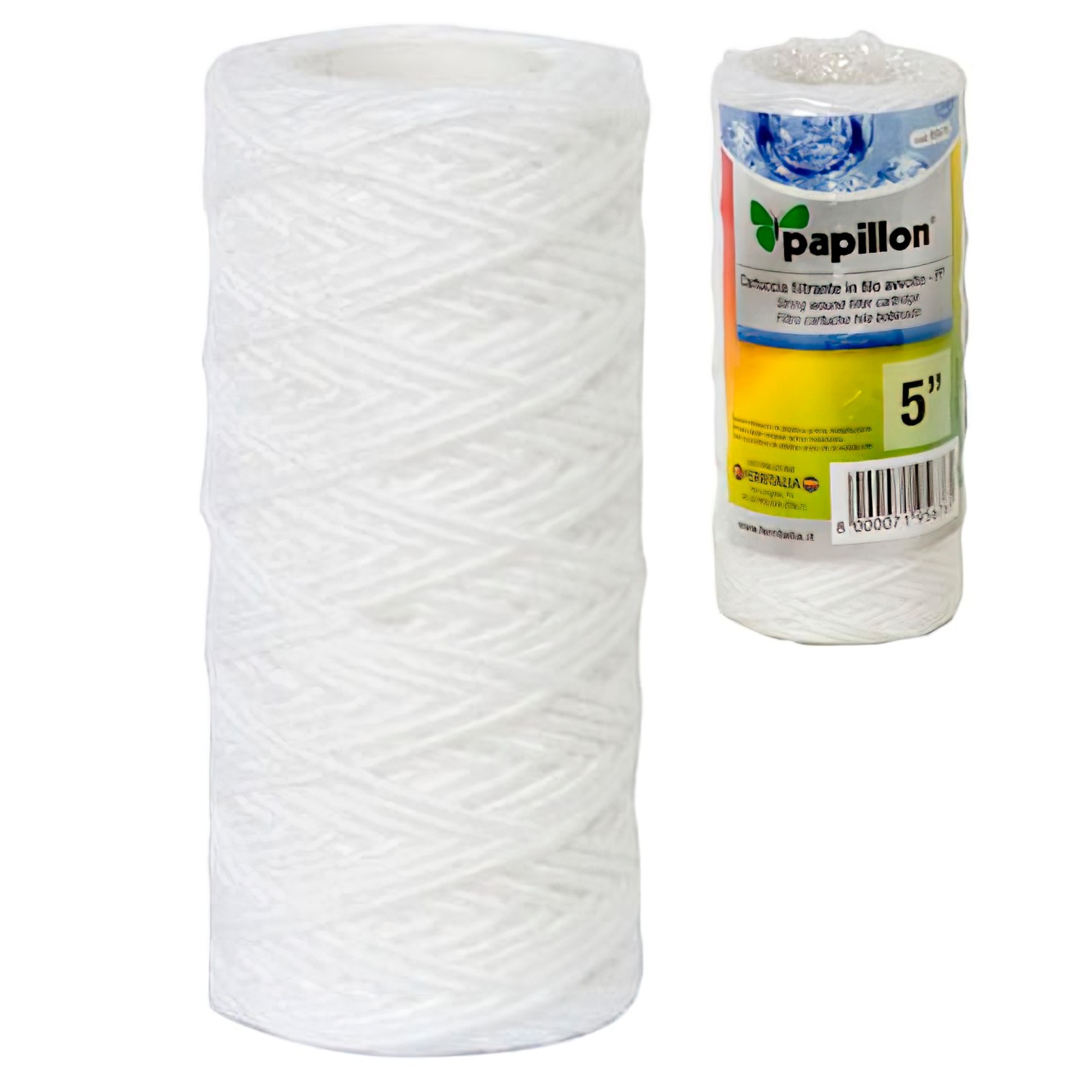 Cartucho Filtro Agua Bobinado 5" USO DOMESTICO