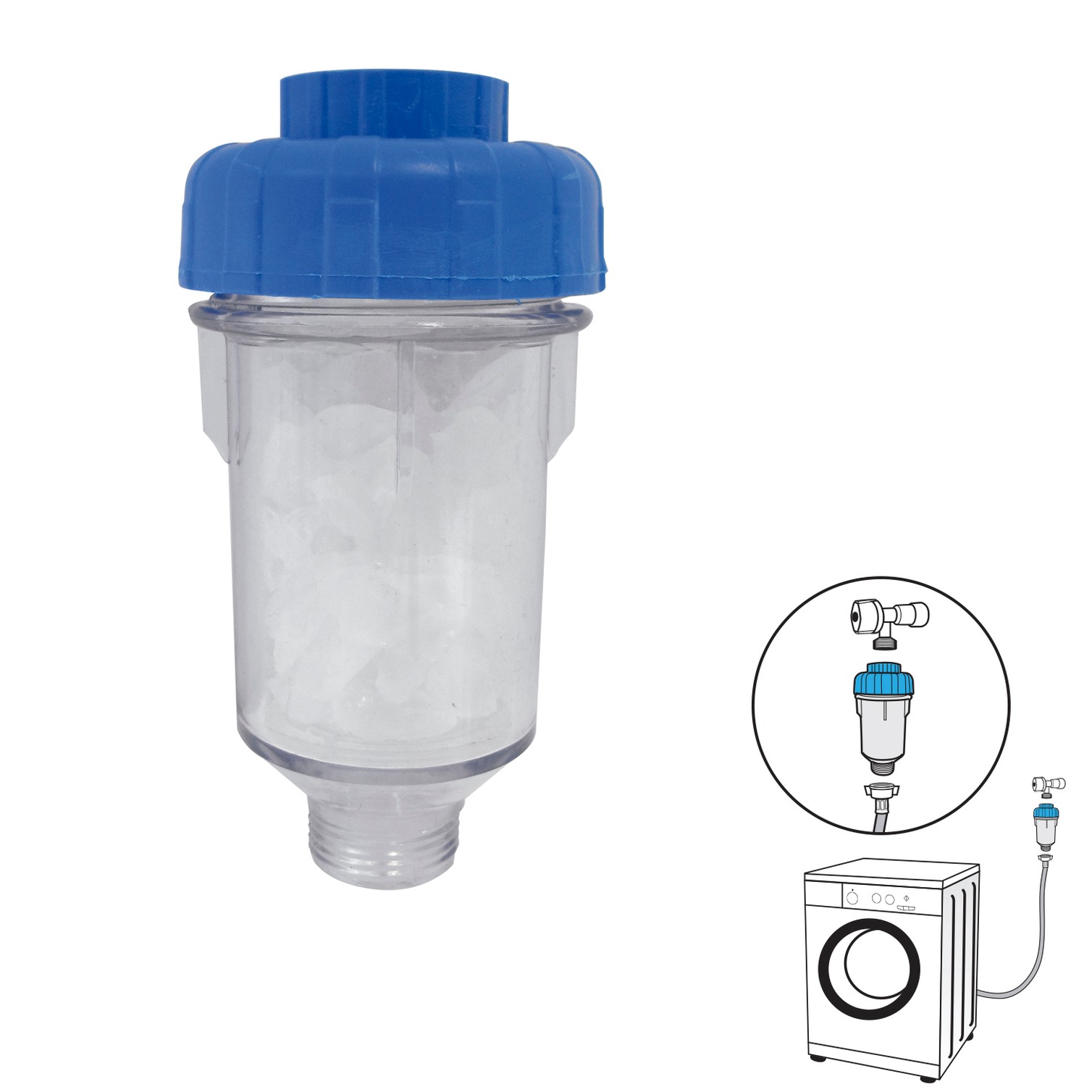 Filtro Agua Para Lavadora Directo De Polifosfato USO DOMESTICO