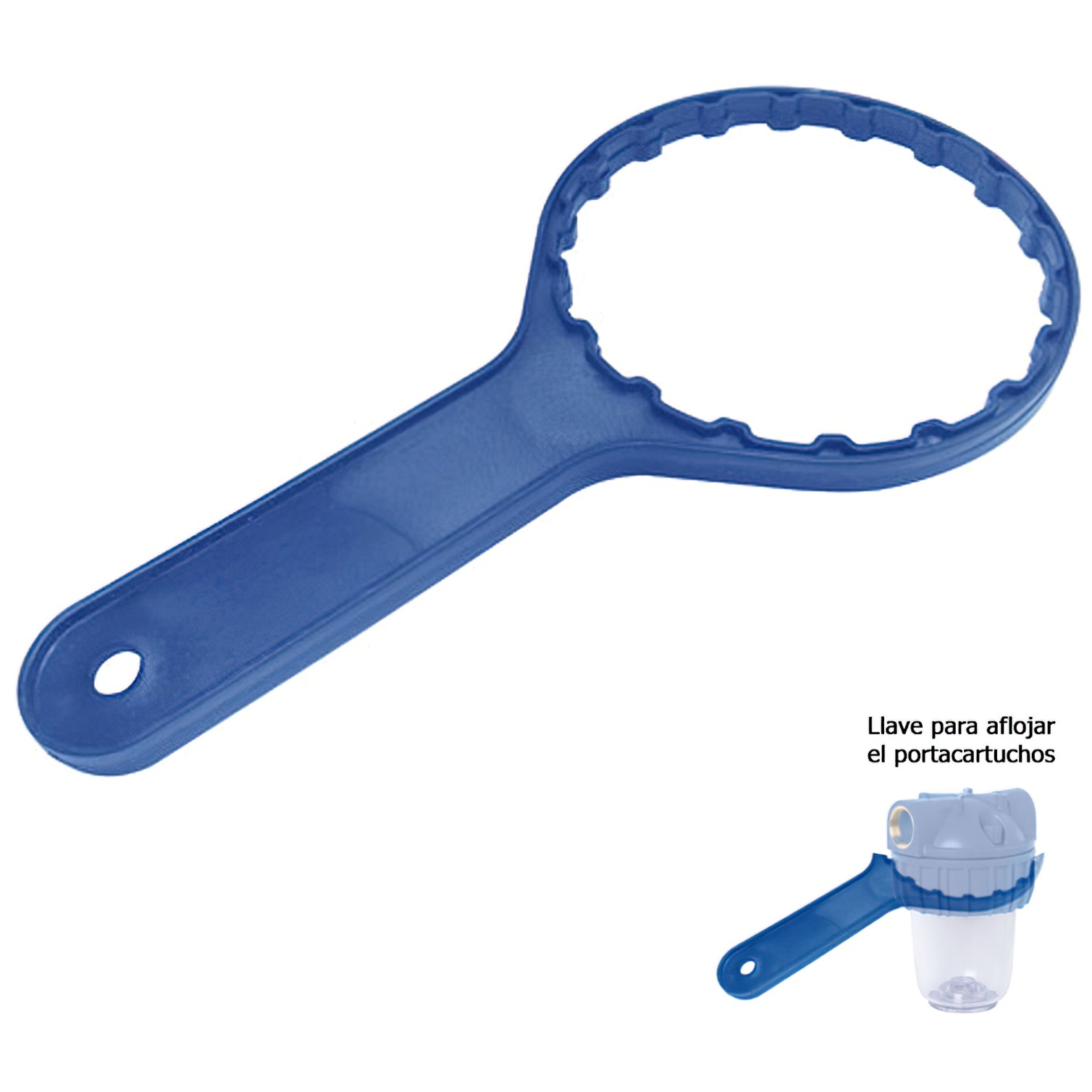 Llave Apertura / Cierre Portacartuchos Filtro Agua 5" USO DOMESTICO