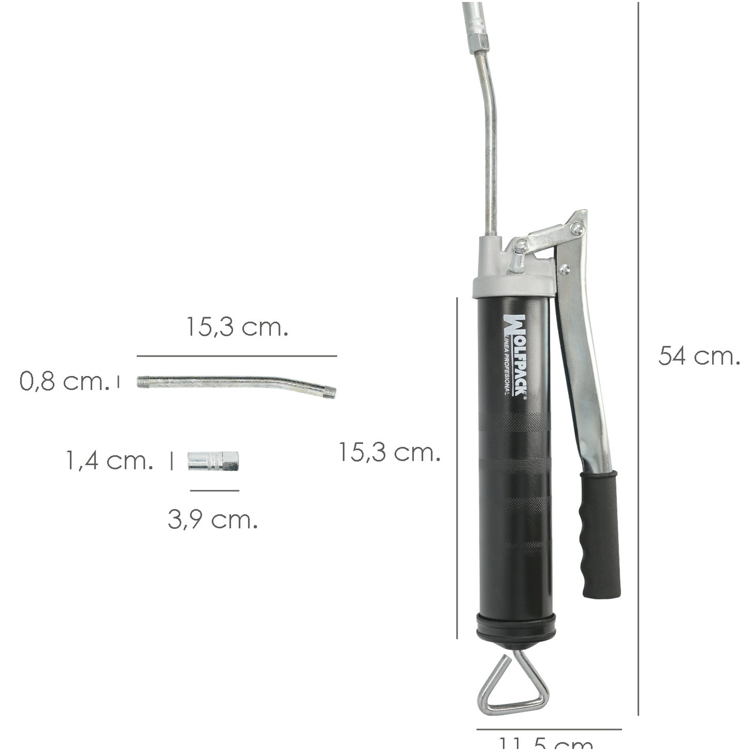 Bomba Engrase Profesional 500 cm³.