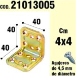 Soporte Para Madera Ángulo 40x40x40 mm.