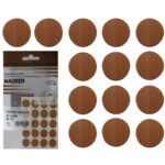 Tapatornillos Adhesivos Cerezo Claro (Blister 20 unidades)