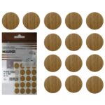 Tapatornillos Adhesivos Roble (Blister 20 unidades)