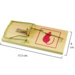 Trampa ratas madera 17,5 x 8 cm.