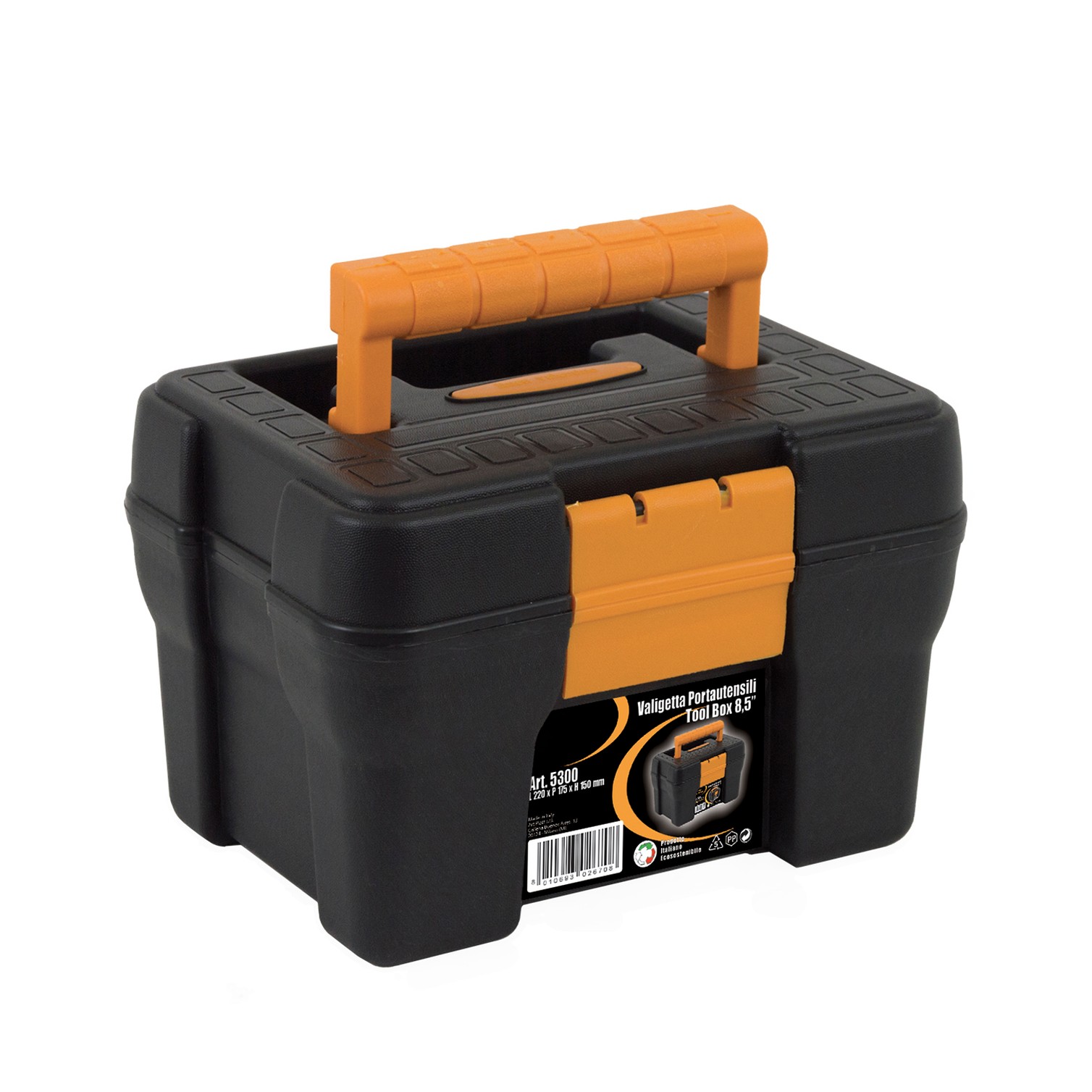 Caja Herramientas Polipropileno 220x175x150 mm. Caja Almacenaje, Malentin Organizador, Organizador Plastico