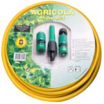 Manguera Jardin Hidro Mat Ø 15 mm. - 5/8" Rollo 15 Metros Con Accesorios [+2 variaciones de Diametro/Metros Disponibles]