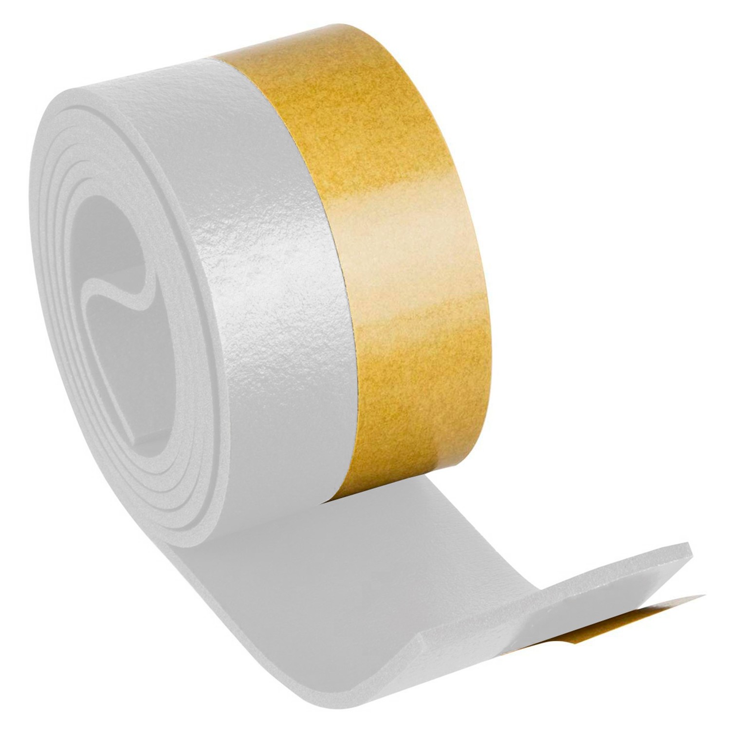 Burlete Umbral Autoadhesivo PVC Flexible Blanco