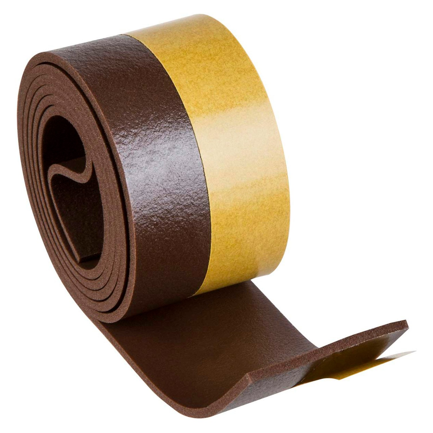 Burlete Umbral Autoadhesivo PVC Flexible Marron