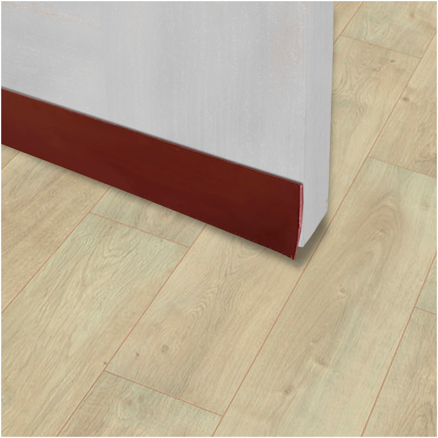 Burlete Umbral Autoadhesivo PVC Flexible Marron