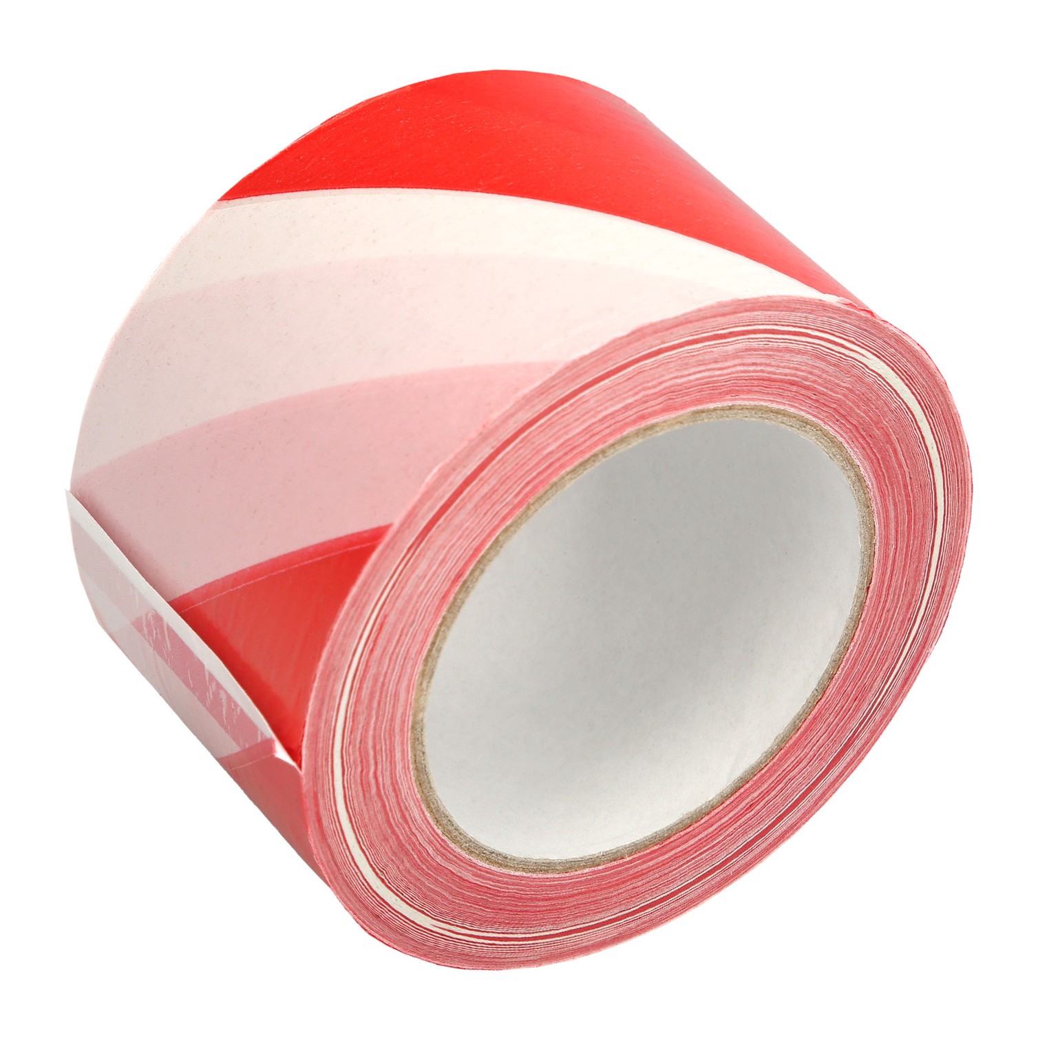Cinta Señalización LDPE Roja/Blanca Rollo 70 mm. x 200 Metros