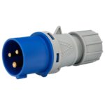 Clavija / Enchufe Industrial Monofasico 16 A. / 220 V.