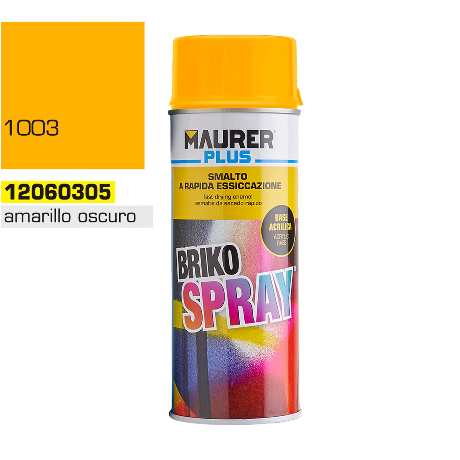Spray Pintura Amarillo Oscuro Señal 400 ml.