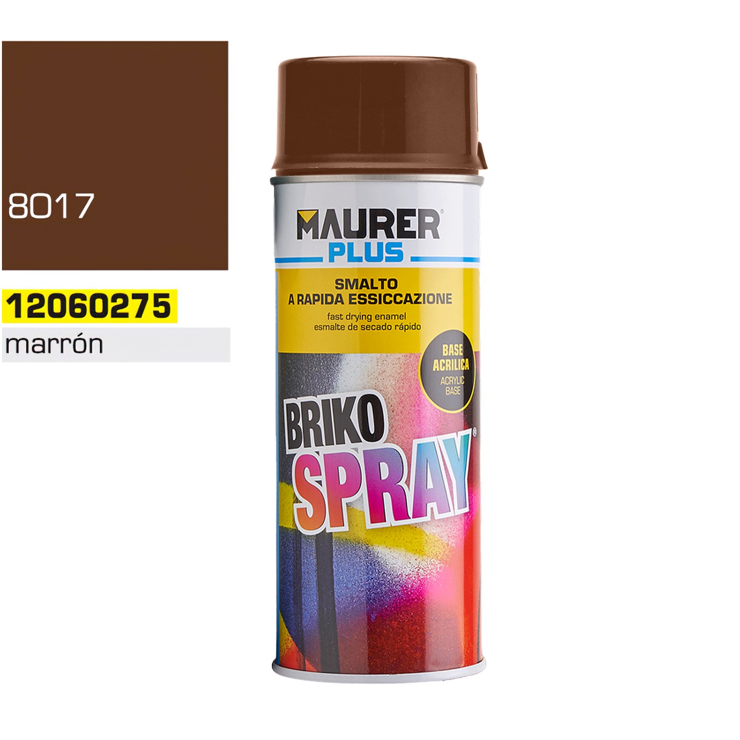 Spray Pintura Marron Chocolate 400 ml.