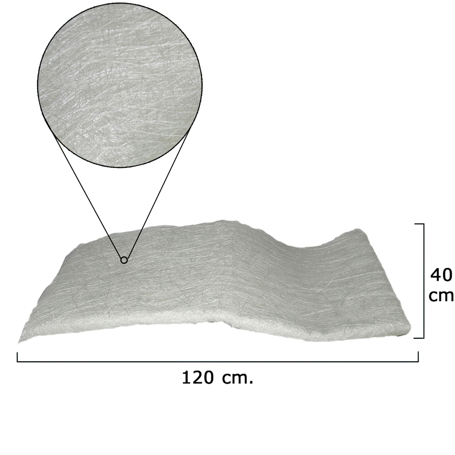 Lana Fibra de Vidrio 150 gr.