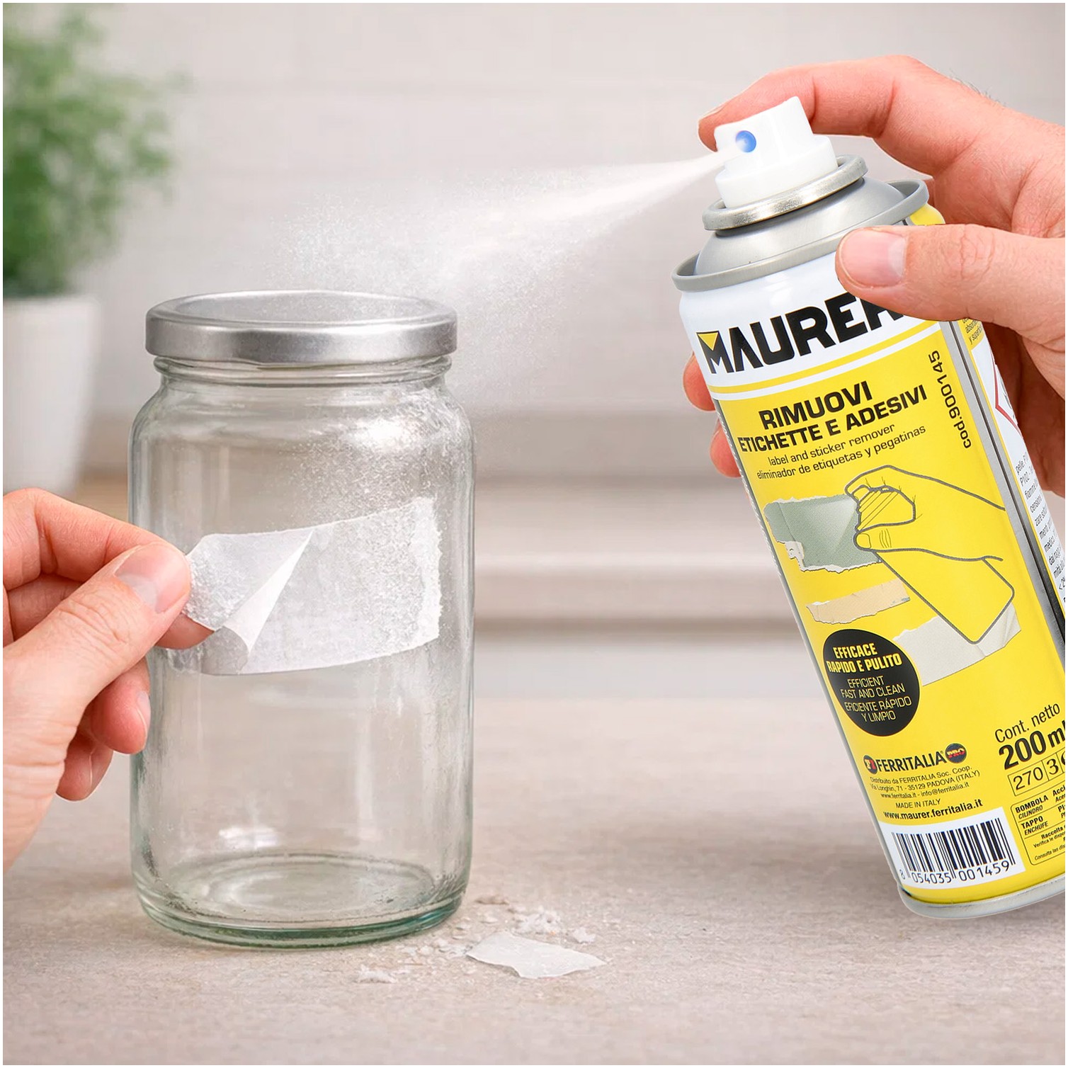 Spray Elimina Etiquetas / Adhesivos 200 ml.