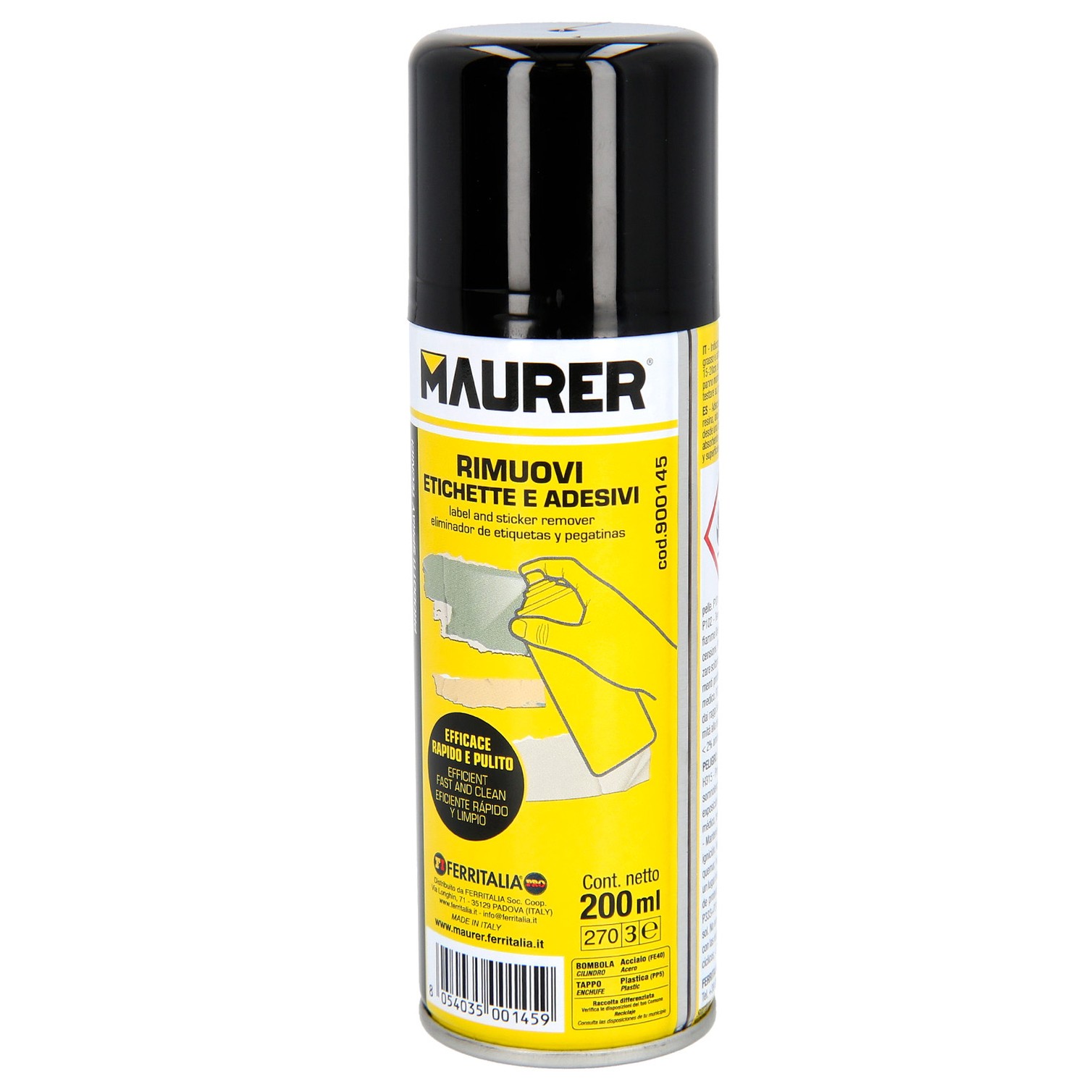 Spray Elimina Etiquetas / Adhesivos 200 ml.