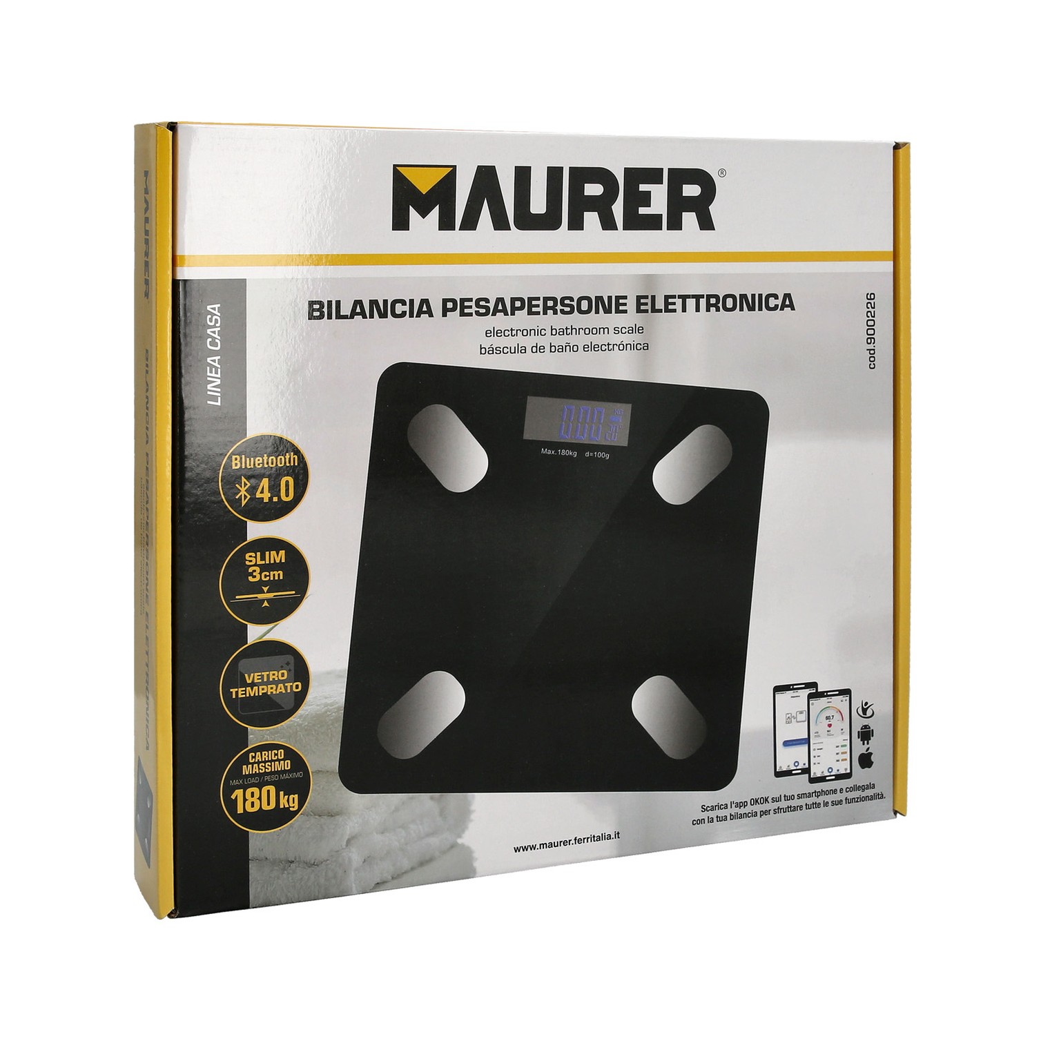 Bascula Baño Inteligente Bluetooth