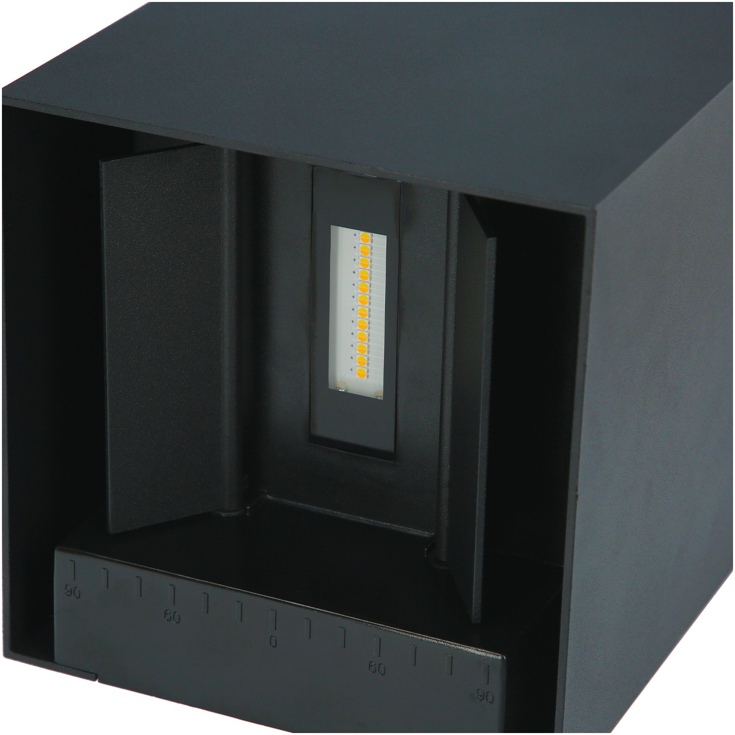 Aplique Solar Led 800 Lumenes Con Detector Movimiento / Crepuscular Protección IP65