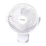 Ventilador Con Clip Sobremesa Ø 15 cm. Recargable