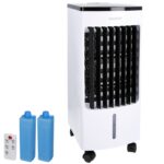 Ventilador Refrescador Por Agua Con Mando. Oscilación Automatica 3 Velocidades, Modo Ventilación / Refrigeración