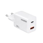 Cargador De Carga Rápida 30 W. Con Doble Puerto USB A y USB C