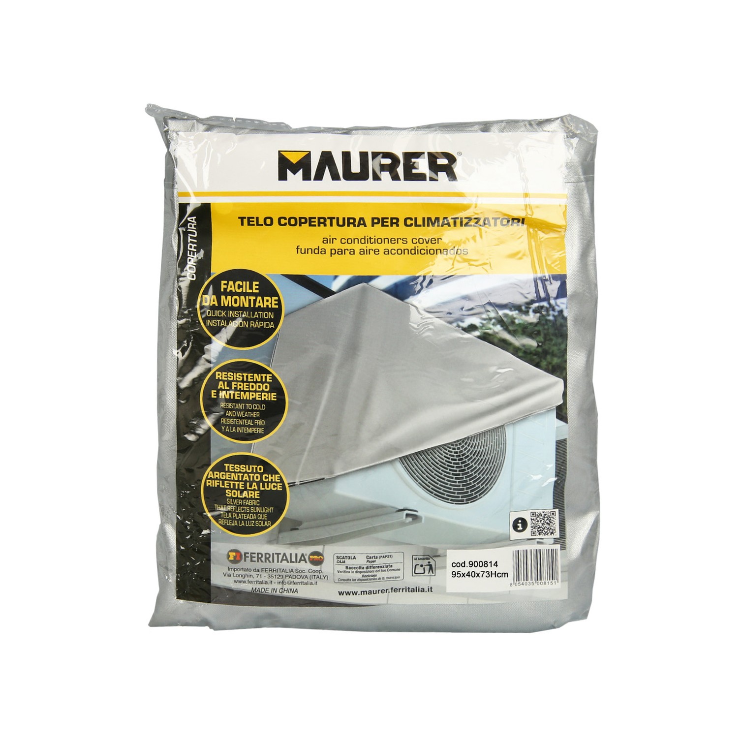 Funda Aire Acondicionado 95 x 40 x 73 cm.