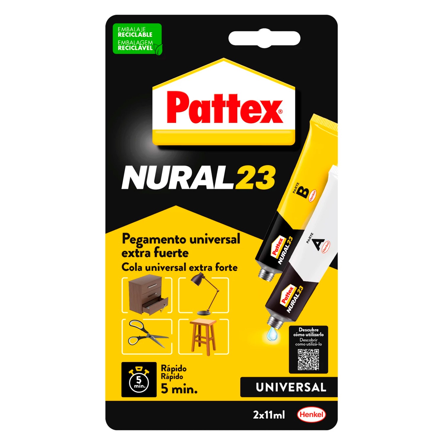 Nural 23 Transparente 22 ml (2 Tubos 11+11 ml)
