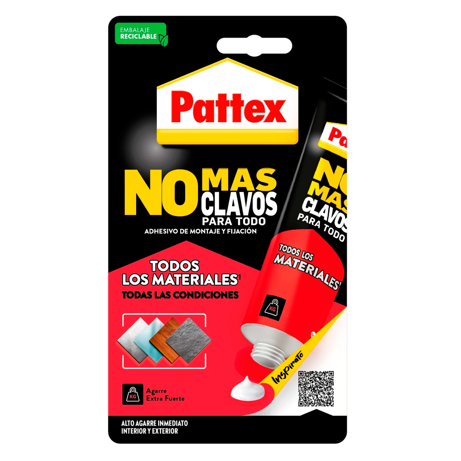 Nural Pattex No Mas Clavos Para Todo (Tubo 142gr)
