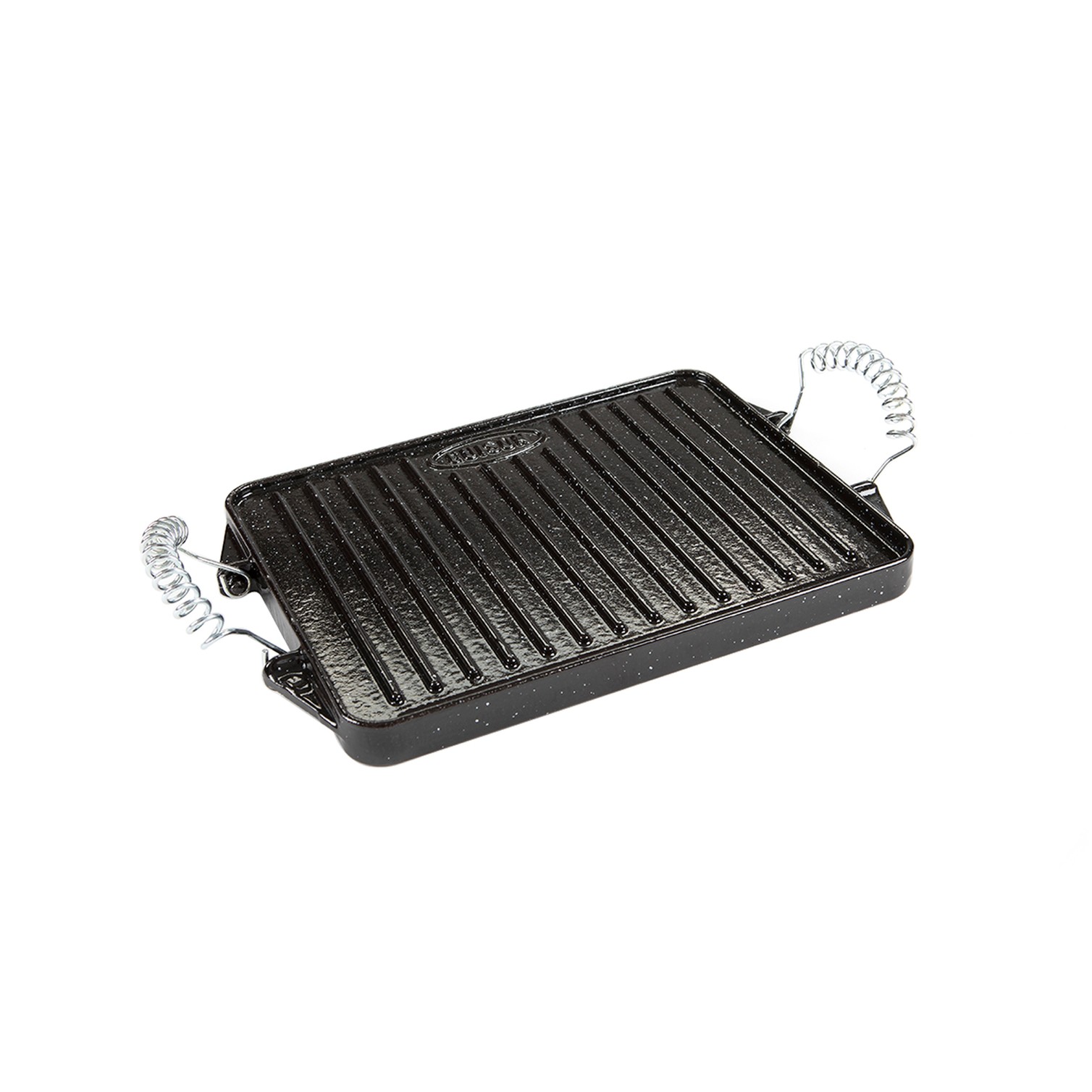 Plancha Hierro Fundido Esmaltada Rectangular 21 x 27 cm.