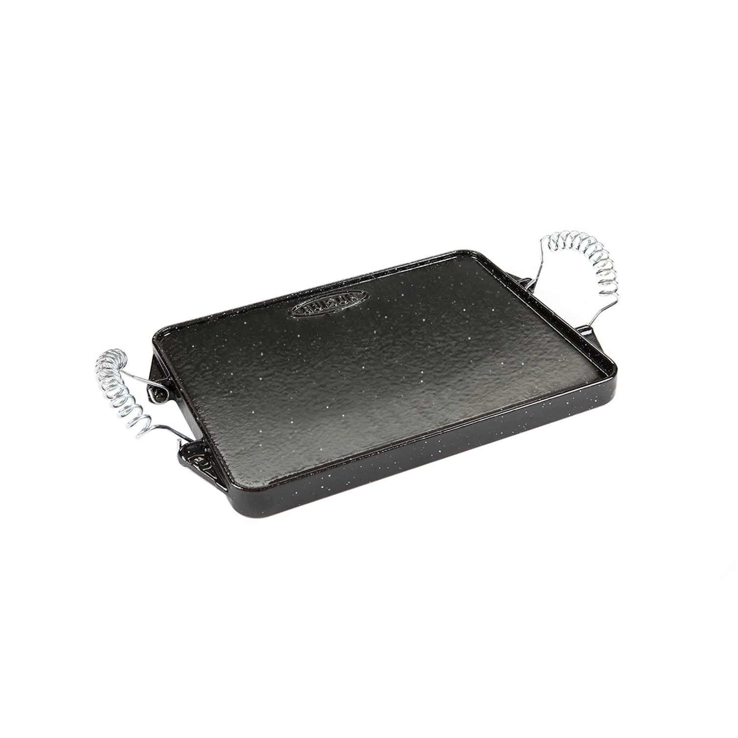 Plancha Hierro Fundido Esmaltada Rectangular 21 x 27 cm.