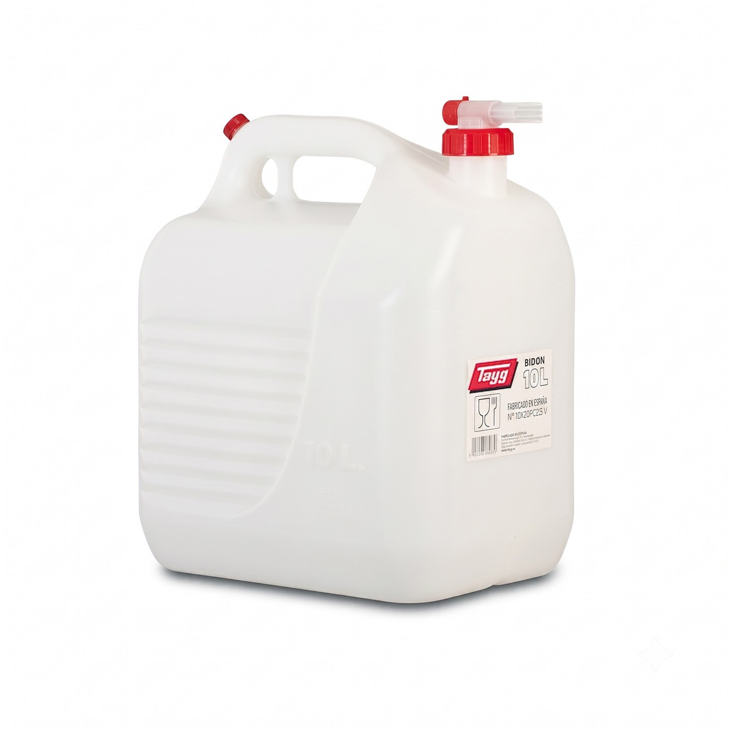 Bidon Con Grifo Plastico Alimentario 10 Litros
