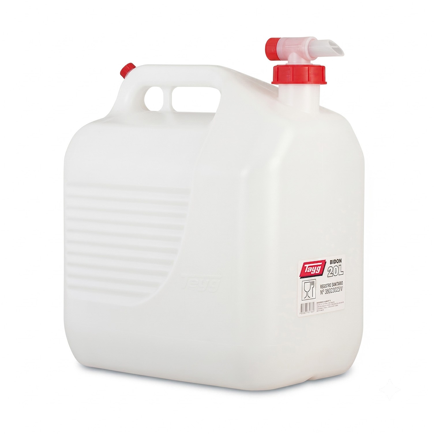 Bidon Con Grifo Plastico Alimentario 20 Litros
