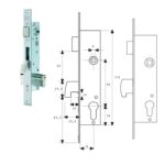 Cerradura Tesa 2240/20/3ai