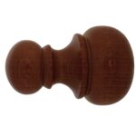 Terminal Madera "Chyc" 20x68 mm. Nogal [+7 variaciones de Ø/Acabado Disponibles]