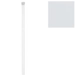 Barra Baño Recta Extensible 18 mm. (1,23-2,16) Blanco