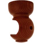 Soporte Madera Liso Techo 20x 68 mm. Nogal [+6 variaciones de Ø/Acabado Disponibles]