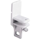 Tope Final Para Riel Aluminio Blanco (Caja 50 Unidades)