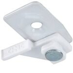 Soporte Techo Con Estribo Para Riel P950 Blanco