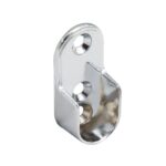 Soporte Lateral Oval Para Tubo Ø 16 mm. Cromado