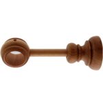 Soporte Madera Extensible 20x146 mm. Nogal [+6 variaciones de Ø/Acabado Disponibles]