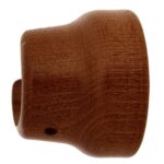 Soporte Madera Liso Lateral 20x 35 mm. Nogal [+7 variaciones de Ø/Acabado Disponibles]