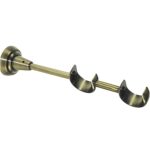 Soporte Zirconio Doble 28-28 mm. Bronce Viejo