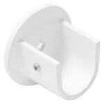Soporte Zirconio Lateral Para Barras Ø 20 mm. Acabado Blanco (2 Piezas)
